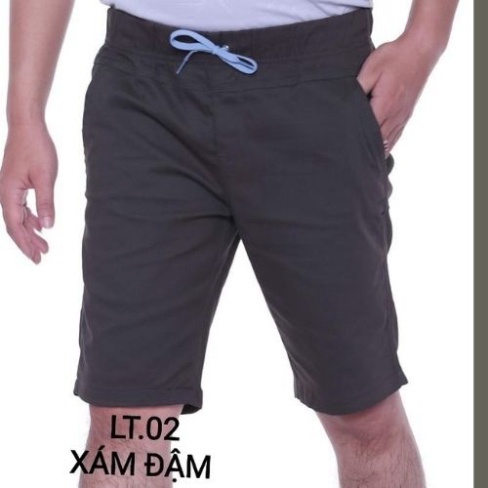 ⭐ Quần Short  Kaki Nam⚡Cao Cấp⚡ Lưng Thun Co Giản Mềm Mịn Màu Trẻ Trung Phong Cách Hàn Quốc _KVINDstore08