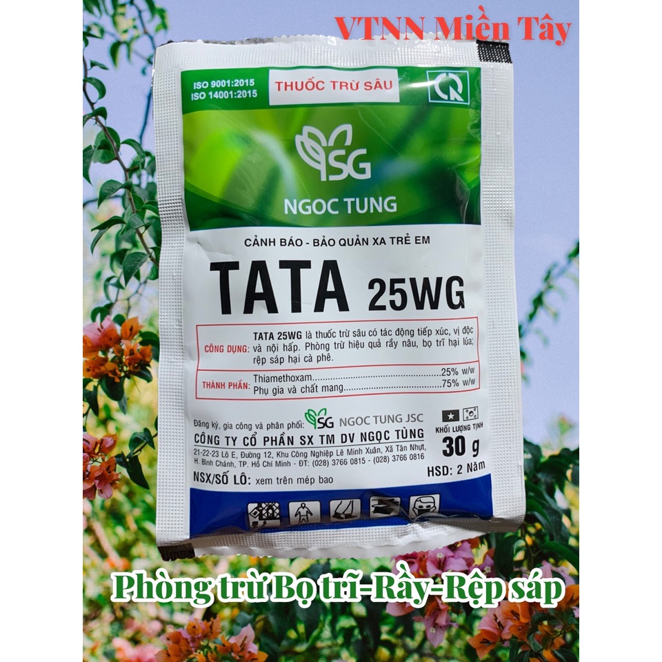 TATA 25WG 30g-Phòng trừ bọ trĩ, rệp sáp, rầy