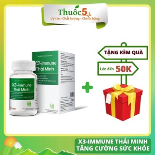 X3-Immune Thái Minh hỗ trợ tăng cường sức khỏe lọ 30 viên