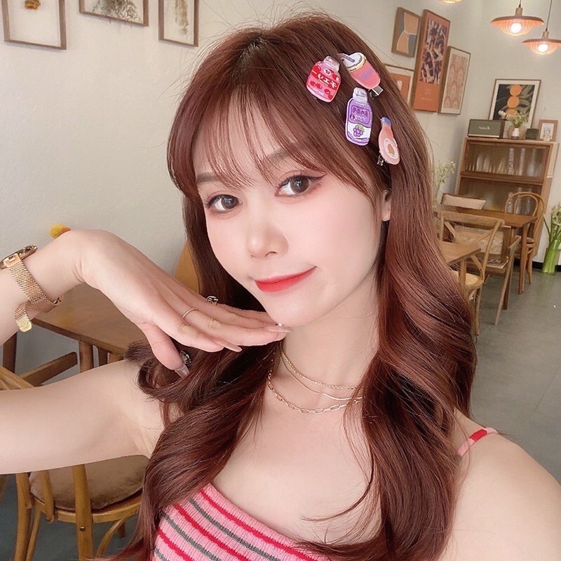 KẸP TÓC HÌNH CHAI NƯỚC CUTE