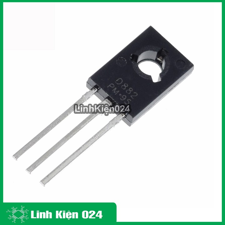 D882 TO-126 TRANS NPN 3A 40V Chân Cắm