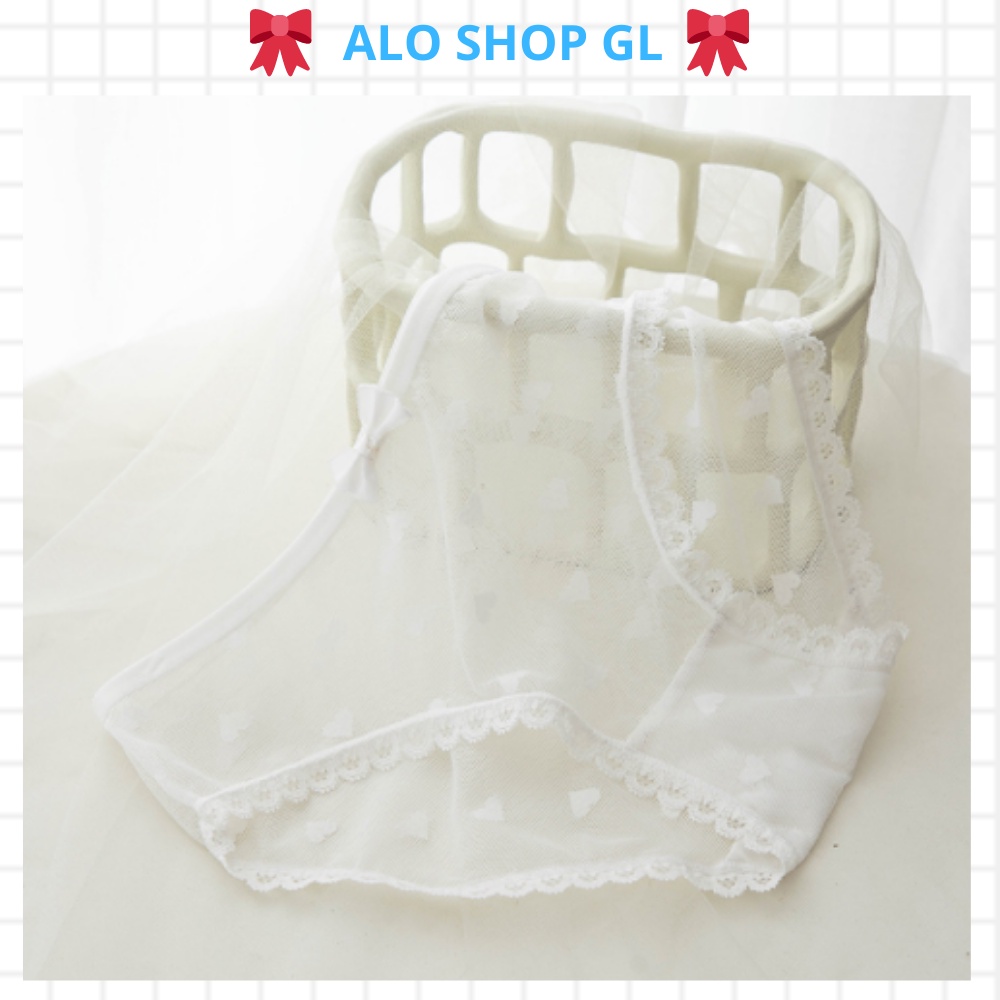 Quần lót bikini ren xuyên thấu siêu mỏng phong cách sexy quyến rũ gợi cảm hoạ tiết trái tim màu xanh đen hồng M1 | BigBuy360 - bigbuy360.vn