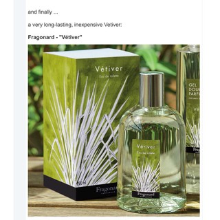 Nước hoa Uniex hương cỏ Vétiver_hãng Fragonard nội địa Pháp