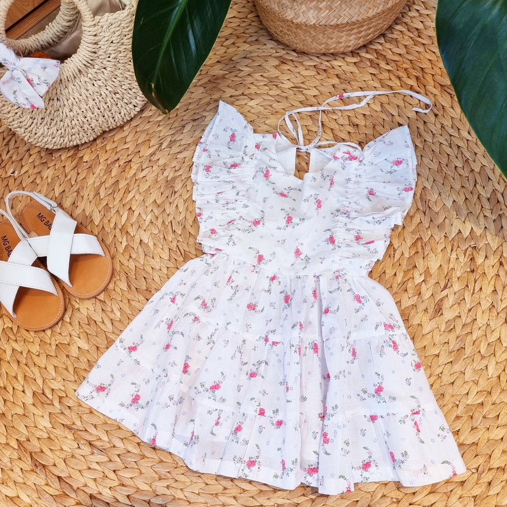 Đầm Cánh Tiên Hở Lưng Dáng Ngắn SoraChan - M070,M072,M074,M076,M078