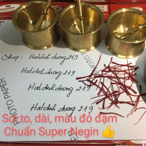 Saffron [Hàng Loại 1- Giá tốt nhất]  Nhụy Hoa Nghệ Tây super negin saffron iran 1gr