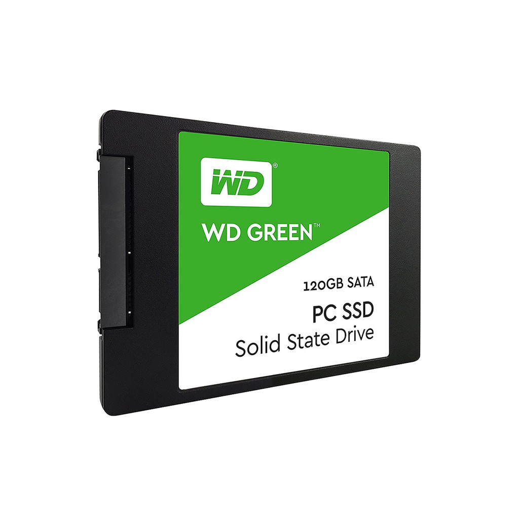 [Mã ELMALL10 giảm 10% đơn 500K] Ổ cứng SSD WD Green 120GB 3D NAND Sata III 2.5 inch 7mm