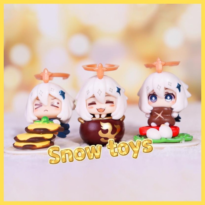 Mô hình genshin impact chibi - mô hình Paimon 6cm bằng PVC cao cấp, có box