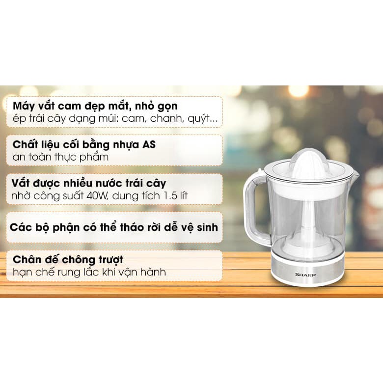 Máy vắt cam Sharp EJ-J415-WH