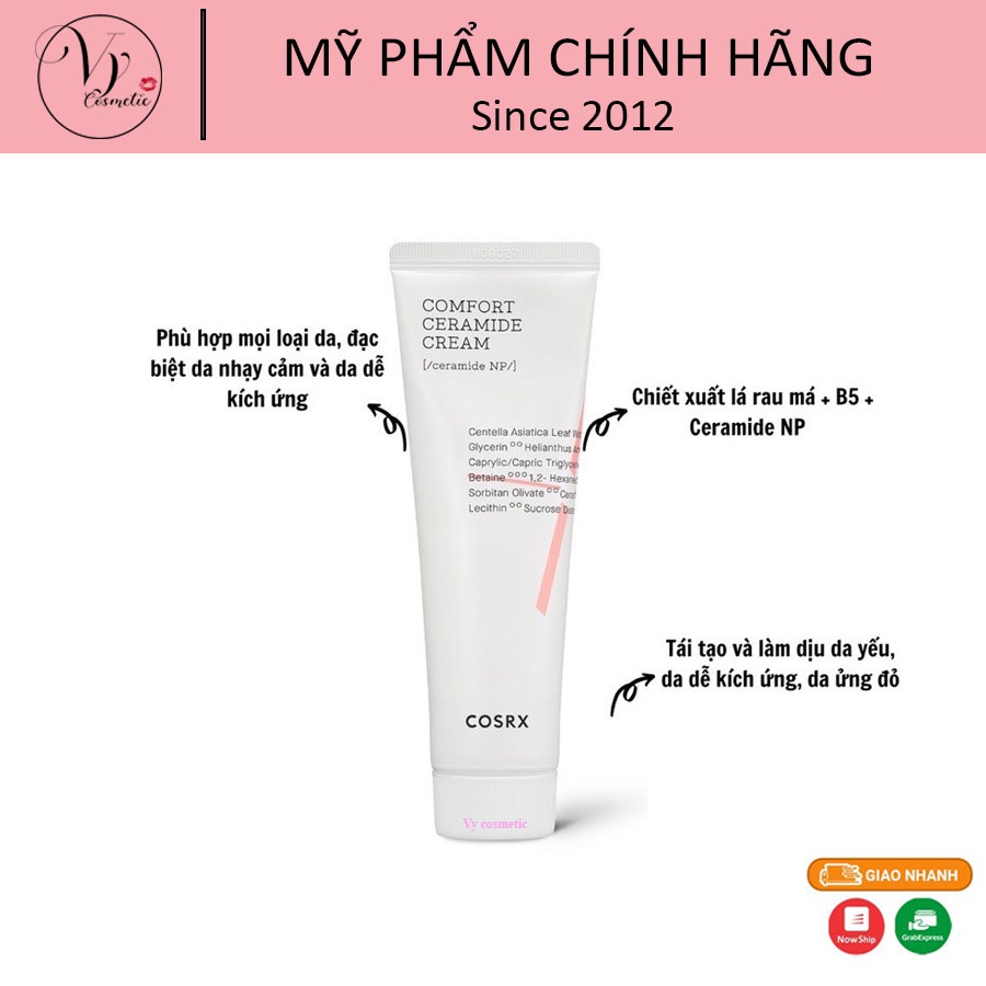 Kem dưỡng da Cosrx Balancium Comfort Ceramide Cream 80g