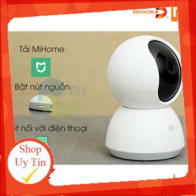 [SALEOFF] [Bản quốc tế] Camera giám sát Xiaomi xoay 360 độ IP fullHD 1080P Xiaomi Mi home security 360 độ - Digiworld ph