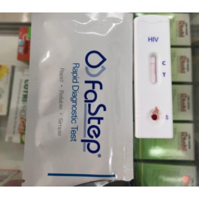 [SIEU SALE] * Que Thử Test Thử Nhanh HIV tận nơi FASTEP Mỹ STRIP HIV RAPID TEST đúng hơn 99,99% - Kèm Clip Hướng Dẫn