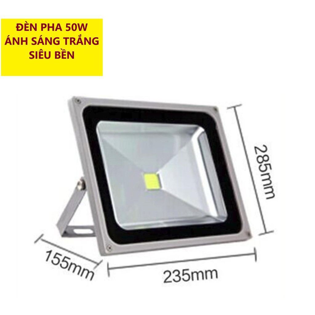 ( giá ưu đãi ) (GIÁ SIÊU RẺ) ĐÈN PHA LED 50W ÁNH SÁNG TRẮNG (SHOP YÊU THÍCH)