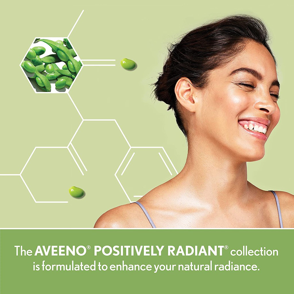 Sữa rửa mặt làm sáng da Aveeno Positively Radiant Skin Brightening Daily Facial Scrub 150ml