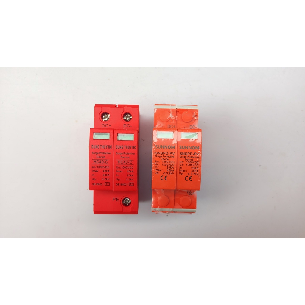 Chống sét lan truyền DC 1000V chuyên dụng cho điện mặt trời