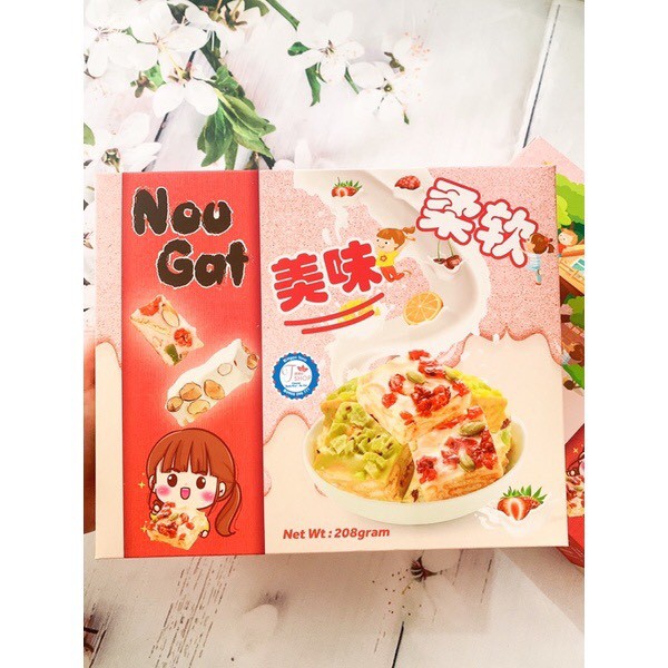 Kẹo Nougat sữa bò