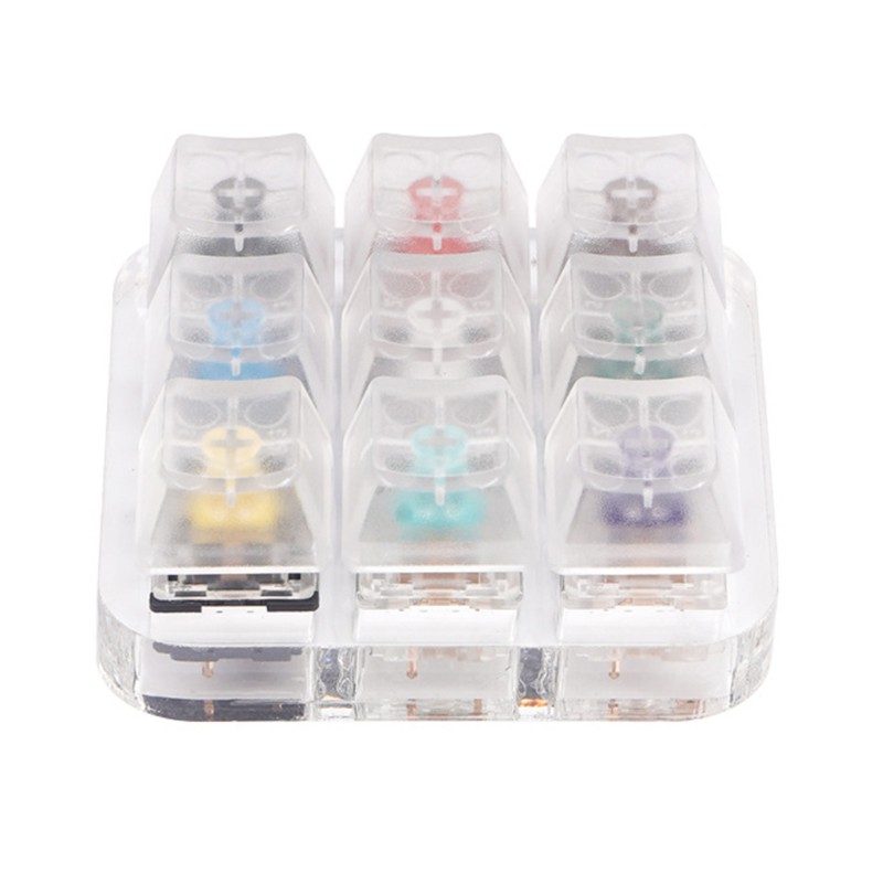 Set 9 dụng cụ kiểm tra phím cơ bàn phím MX màu trong suốt