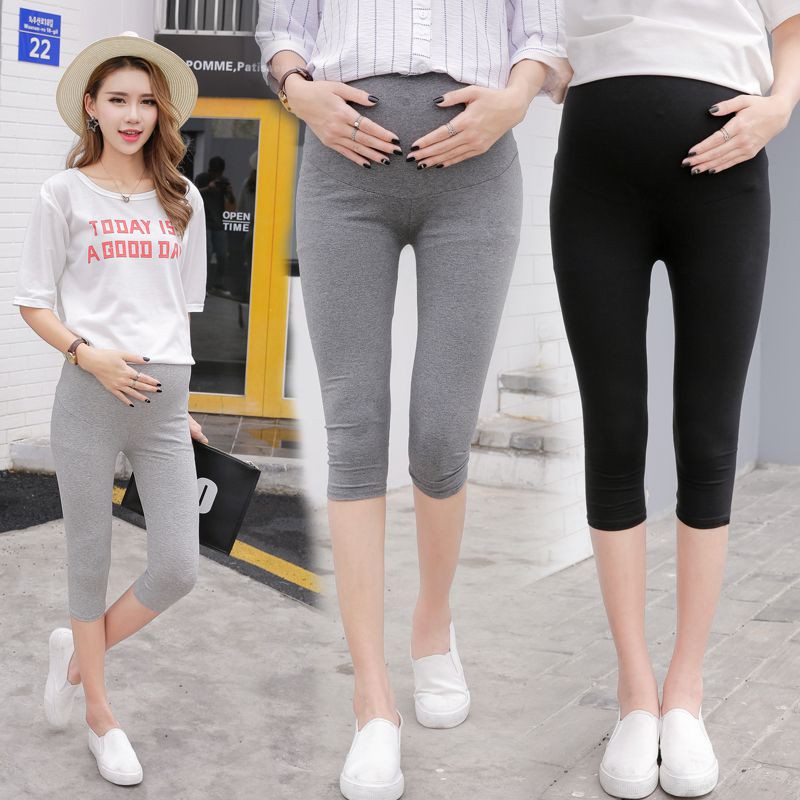 Quần Legging Lửng Màu Sắc Đa Dạng Thời Trang Cho Mẹ Bầu