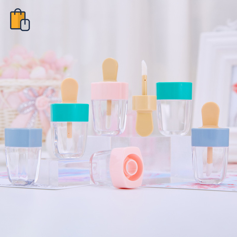 [Hàng mới về] Thỏi rỗng đựng son môi thiết kế hình vỏ que kem xinh xắn