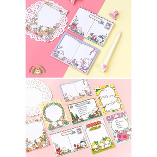 Giấy Note / Memo Pad CHUBBY BUNNY | N28