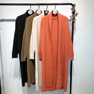 Áo khoác cardigan len dáng dài