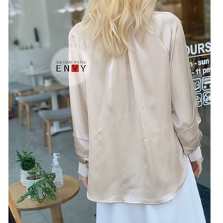 Áo Sơ Mi Lụa Tay Kiểu ENVY - S97