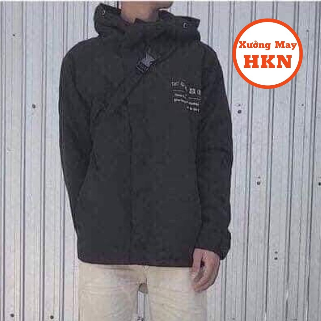 Áo Khoác Gió Nam Nữ In Nhà Chống Gió, Chống Bụi Bẩn, Chống Bám Bụi Mã 582 Xưởng May HNK