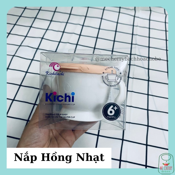 Cốc tập hút cho bé KICHI 150ml 3 giai đoạn cho bé từ 6 tháng