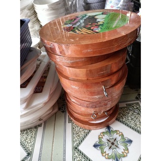 thớt gỗ tròn đk 26cm