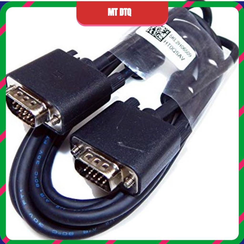 Dây Cáp Vga sang Vga dài 1,5m HÀNG BÓC MÁY DELL / HP cực xịn - dùng cho màn hình kết nối máy tính, máy chiếu, tivi box