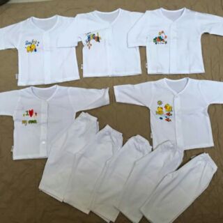5 bộ đồ dài cho bé sơ sinh thtbaby,size 3_16kg