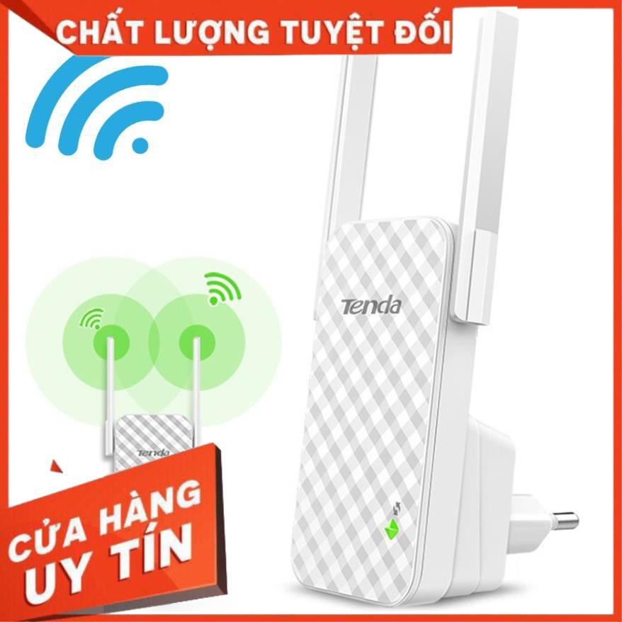 Bộ Kích Sóng Wifi Repeater 300Mbps Tenda A9 2 Râu, Cục kích sóng Wifi Tín Hiệu Wifi Mạnh Mẽ và Phủ Sóng Rộng Khắp Nhà