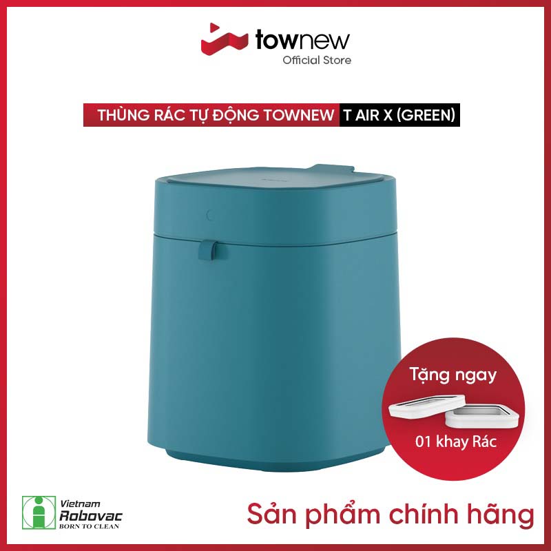 Thùng rác tự động thông minh TOWNEW T Air X  - Tự động đóng gói rác - BẢN QUỐC TẾ - HÀNG CHÍNH HÃNG