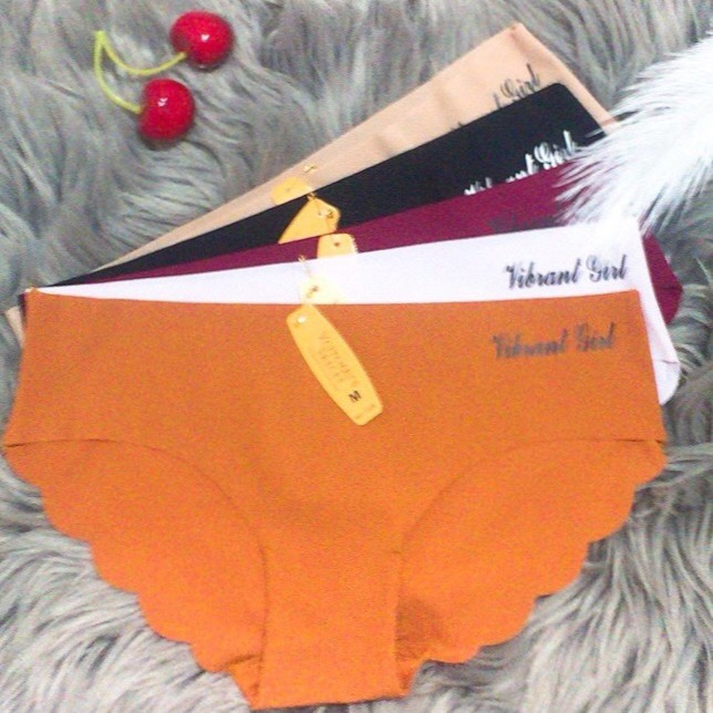 Combo 5 Quần Lót Nữ Su Gợn Sóng Không Viền May Vibranl Girl - 1028