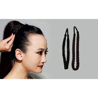 BĂNG ĐÔ THUN TÓC GIẢ THẮT BÍM DỄ THƯƠNG
