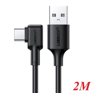 Ugreen 20104 2m 5a bẻ góc 90 độ cáp sạc nhanh 3.0 usb a ra type c us307