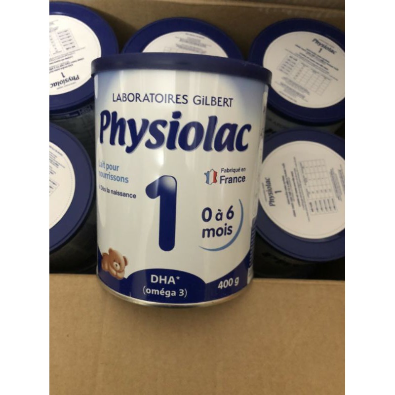 Sữa Physiolac số 1 - Số 2 - Số 3 400G [ Date 9/2023 ] Mẫu mới