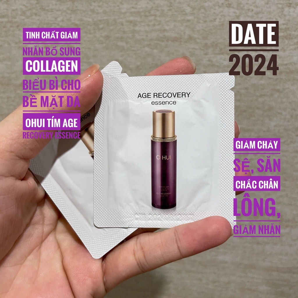 SAMPLE GÓI DÙNG THỬ SERUM TINH CHẤT OHUI TÍM BABY