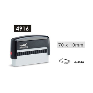 Dấu Trodat 4916 Printy Stamp Khắc Dấu Logo, Tên, Chức Danh, Nội Dung 1 Dòng Dài