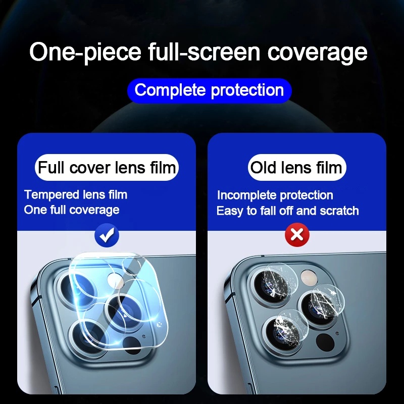 Kính Cường Lực Bảo Vệ Camera Cho iPhone 13 12 Pro Max