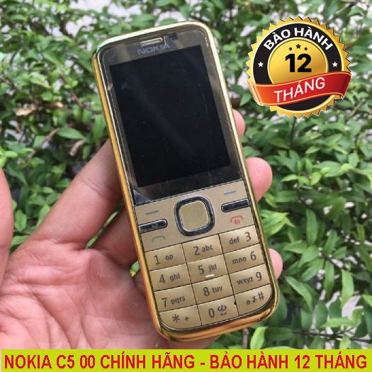 [Siêu rẻ]  Điện thoại Nokia C5 00 vỏ kim loại zin đủ màu bh 12 tháng