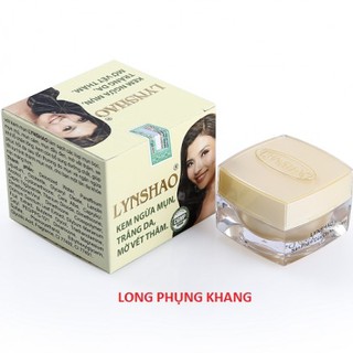 [bán sỉ  CHỈ 57K CAM KẾT CHÍNH HÃNG] 6 HŨ Kem ngừa mụn trắng da mờ thâm LYNSHAO 12g giá bao bì 142k