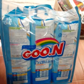 (Mẫu mới)Combo bỉm Goon Premium 2 Newbon và 1 s36