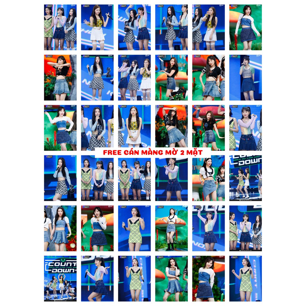 Lomo card 72 ảnh Red Velvet - Queendom + Pose M Countdown