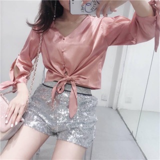 SET ÁO LỤA PHI BÓNG + CHÂN VÁY NHŨ