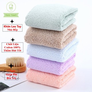Khăn lau tay nhà bếp đa năng khổ 20cm x 40cm / 60g [ khăn songwol cotton 100% siêu thấm hút ]