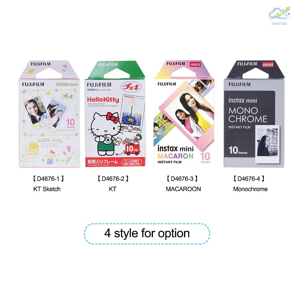 GG Fujifilm Instax Mini 10 Sheets MACAROON Gradual Color Film Photo Paper Instant Print for Fujifilm Instax Mini7s/8/25/50s/70/90 SP-1/SP-2 Smartphone Printer