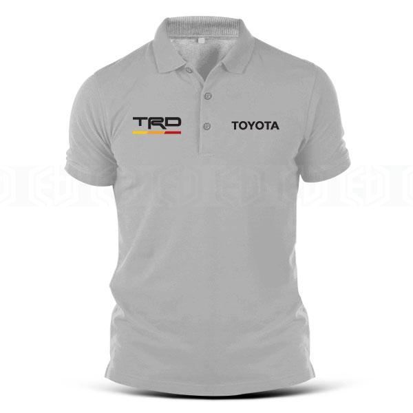 Toyota Hilux Fortuner TRD Logo CH-R Vios Camry Racing Motorsport Men's POLO T Shirt Golf Tee