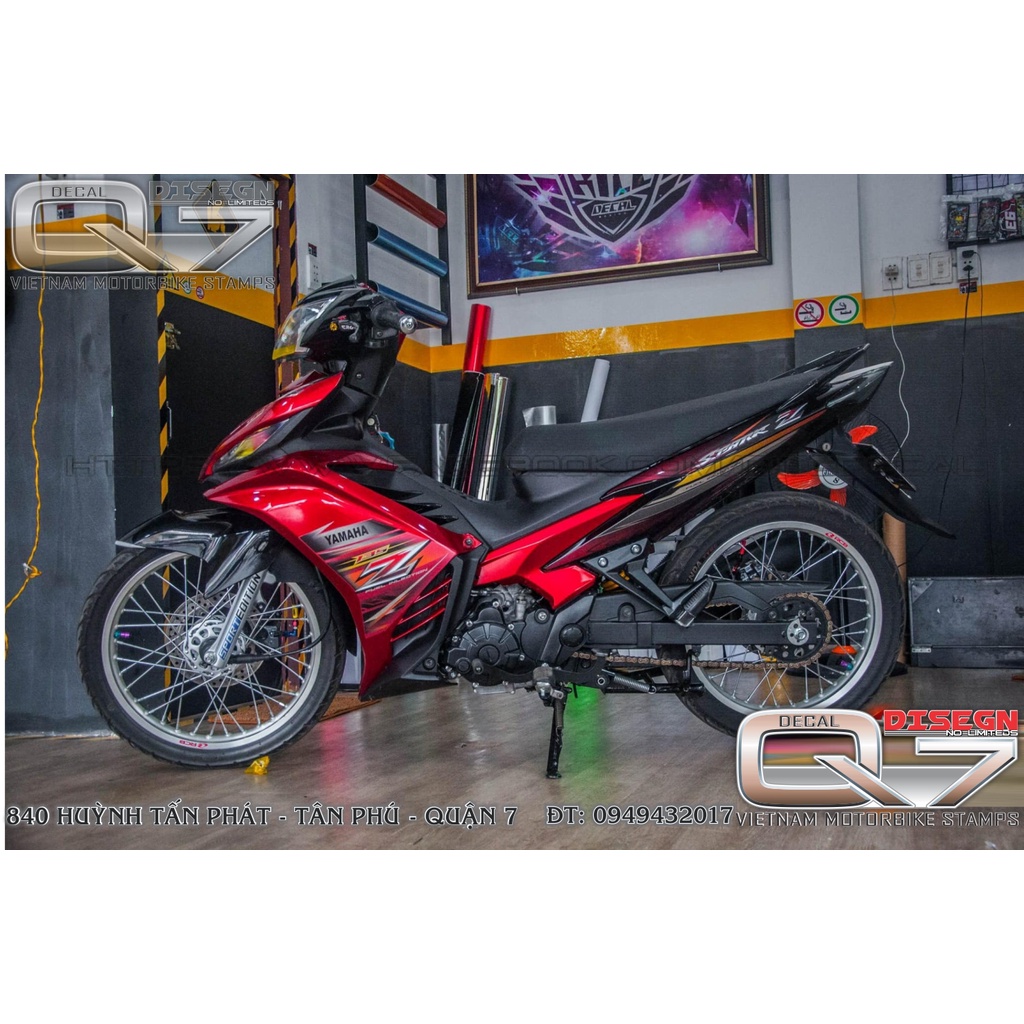 TEM RỜI EXCITER 2011 ĐỎ ĐEN