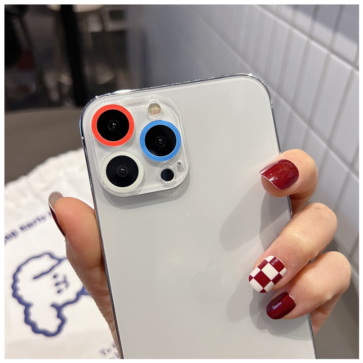 Kính Bảo Vệ Ống Kính Máy Ảnh Mặt Kính Dạ Quang Cho iPhone 13 12 Mini 14 11 pro max 12pro 13pro 14pro 14Plus