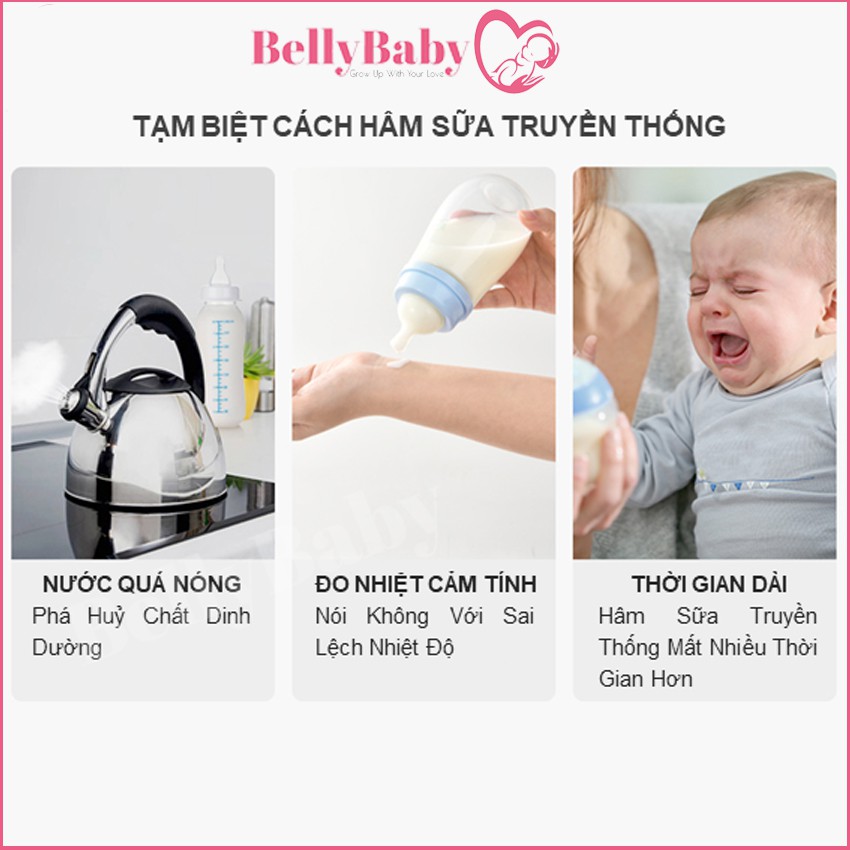 [Hâm nóng, Tiệt Trùng Bằng Hơi Nước] [Phiên Bản Mới Nhất Beautifu] - Máy Hâm Sữa Và Tiệt Trùng Điện Đôi NEVI